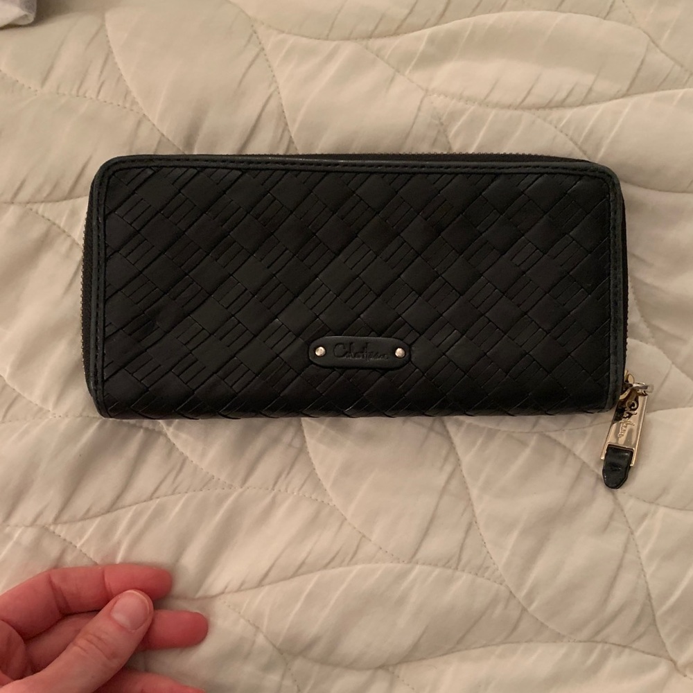 Cole Haan Basketweave wallet